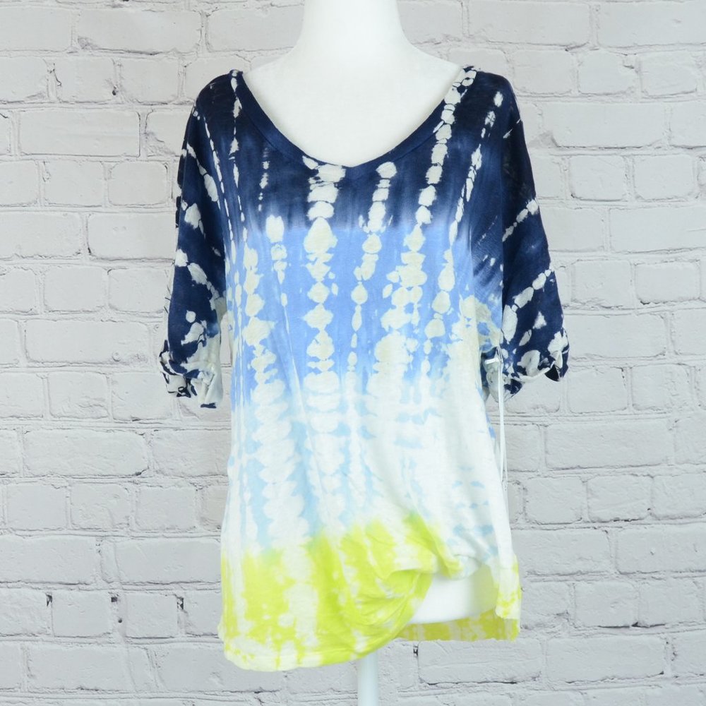 NWT YFB Super Soft Slouchy Tie-Dye Linen Tee…